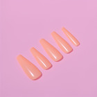 Накладные ногти, 100 шт, форма балерина, в контейнере, цвет персиковый - Фото 2