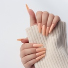 Накладные ногти, 100 шт., форма балерина, в контейнере, нежно розовые - Фото 9