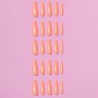 Накладные ногти, 100 шт, форма балерина, в контейнере, цвет персиковый - Фото 5
