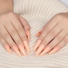 Накладные ногти, 100 шт., форма балерина, в контейнере, нежно розовые - Фото 8