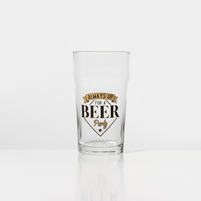Стакан стеклянный для пива «Пейль-эль. Чирз», 570 мл, МИКС - Фото 1