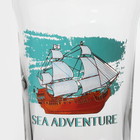 Стакан стеклянный для пива «Пейль-эль. Морское приключение», 570 мл, МИКС - Фото 2