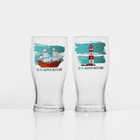 Стакан стеклянный для пива «Тюлип. Морское приключение», 570 мл, МИКС - фото 11204984