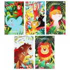 БлокнотА7,48 листовнаклею"Cute animals",обложка мелованный картон, блок 60 г/м2, МИКС - фото 301243526