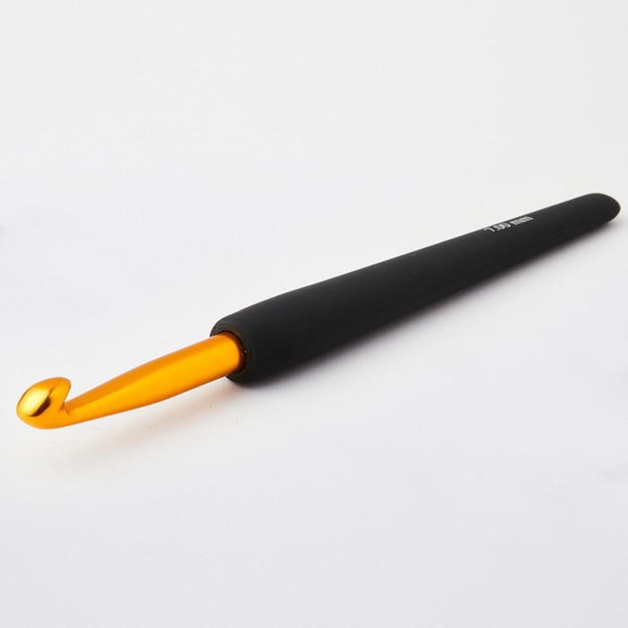 Крючок алюминиевый для вязания KnitPro с эргономичной ручкой, 2,00 мм, 30801 - Фото 1