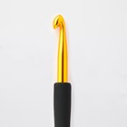 Крючок алюминиевый для вязания KnitPro с эргономичной ручкой, 2,00 мм, 30801 - Фото 3