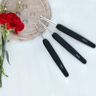 Крючок алюминиевый для вязания KnitPro с эргономичной ручкой, 5,50 мм, 30818 - Фото 4