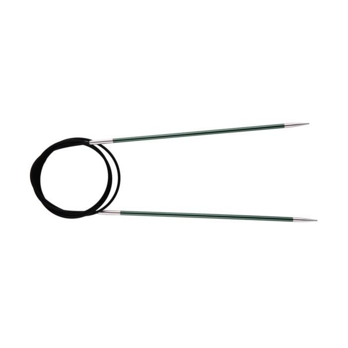 Спицы алюминиевые круговые Zing KnitPro, 40 см/3,00 мм 47065 - Фото 1