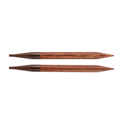 Спицы деревянные съемные Ginger KnitPro для длины тросика 35-126 см/3.00 мм 31201