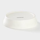 Соусник Magistro «Лунный океан», d=10.2 см, фарфор, белый - Фото 3