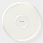 Десертная тарелка Magistro «Лунный океан», d=22 см, фарфор, белая - Фото 4