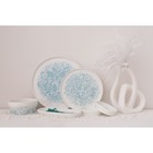 Десертная тарелка Magistro «Лунный океан», d=22 см, фарфор, белая - Фото 7