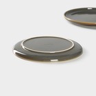 Набор тарелок фарфоровых обеденных Magistro Fog, 2 предмета: d=28 см, цвет серый - Фото 6