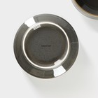 Набор тарелок фарфоровых глубоких Magistro Fog, 2 предмета: 1 л, d=17,5 см, цвет серый - Фото 5
