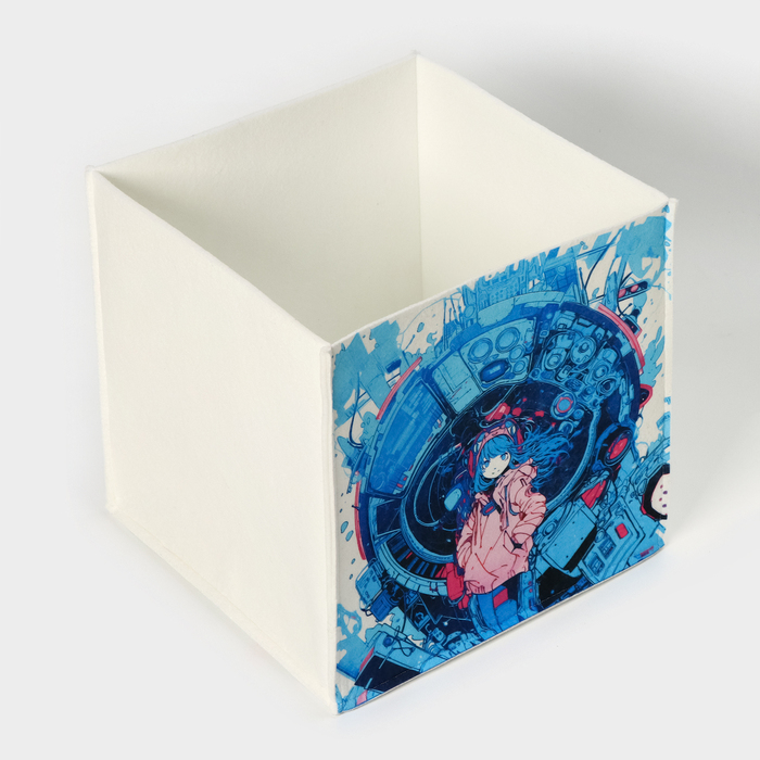 Органайзер для хранения «Аниме», 30×30×30 см, 24 л, белый