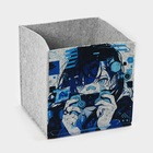 Органайзер для хранения «Аниме», 30×30×30 см, 24 л, серый - фото 321208501