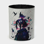 Органайзер для хранения «Аниме», на завязках, 40×32×48 см, 42 л, серый - Фото 1