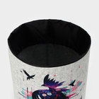 Органайзер для хранения «Аниме», на завязках, 40×32×48 см, 42 л, серый - Фото 2