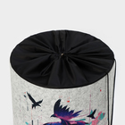 Органайзер для хранения «Аниме», на завязках, 40×32×48 см, 42 л, серый - Фото 4