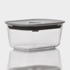 Контейнер для еды с вакуумным клапаном Доляна, пластик, 360 мл, 13.8×10×6.2 см, прозрачный - Фото 3