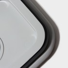 Контейнер для еды с вакуумным клапаном Доляна, пластик, 360 мл, 13.8×10×6.2 см, прозрачный - Фото 5