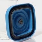 Набор банок для продуктов с вакуумом Доляна, 3 шт, 380 мл, 750 мл,1,3 л, насос, цвет голубой - Фото 4