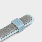 Щётка велюровая для одежды и мебели с механизмом самоочистки Доляна, двухсторонняя, 30 см - Фото 5