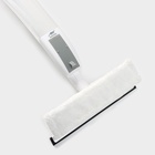 Щётка для окон с распылителем Raccoon, алюминиевая ручка, длина 116 см, водосгон 25 см, насадка из микрофибры 25×6 см - Фото 7