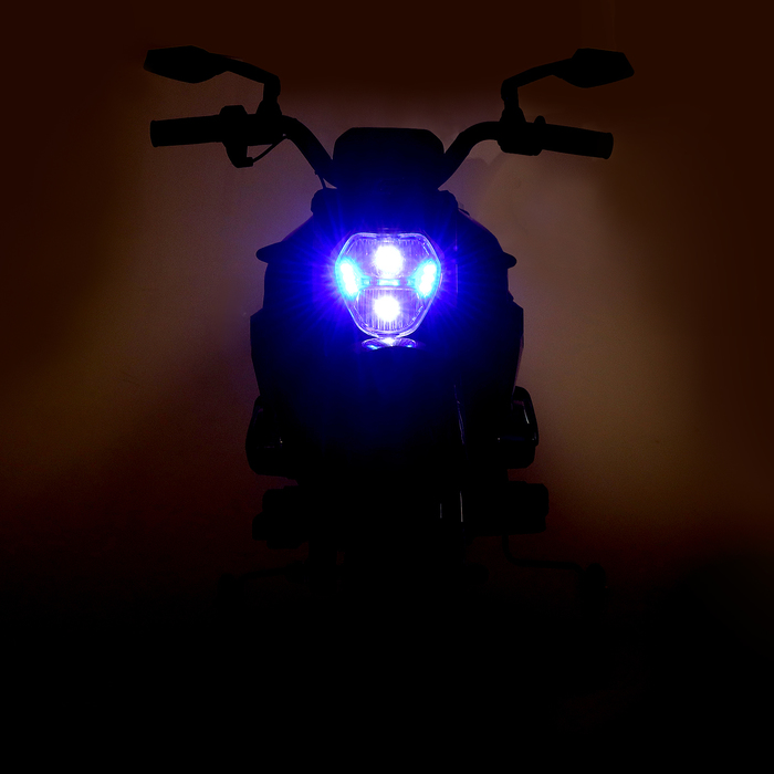 Мотоцикл «Эндуро», 2 мотора, цвет красный