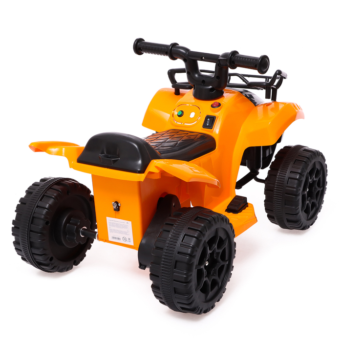 Электромобиль «Квадроцикл», цвет оранжевый