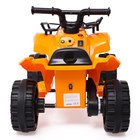 Электромобиль «Квадроцикл», цвет оранжевый - фото 3939529