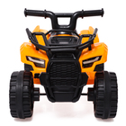 Электромобиль «Квадроцикл», цвет оранжевый - фото 3939532