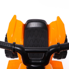 Электромобиль «Квадроцикл», цвет оранжевый - фото 3939533