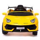 Электромобиль «Ламбо», 2 мотора, цвет желтый - фото 3939553