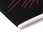 Альбом для рисования, А4 40 листов, на скрепке "Лео", обложка мелованный картон, софт-тач лам, блок 100г/м² - Фото 3