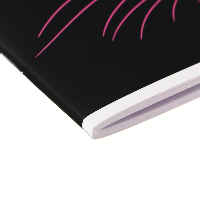 Альбом для рисования, А4 40 листов, на скрепке "Лео", обложка мелованный картон, софт-тач лам, блок 100г/м²
