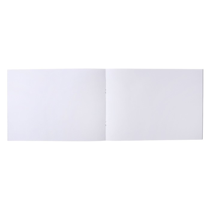 Альбом для рисования, А4 40 листов, на скрепке "Лисенок", обложка мелованный картон, глиттер, блок 100г/м²