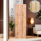 Ширма интерьерная (панель доборная) "Бамбук. Декор 5", 50 х 160 см (петли в комплекте) - фото 9780940