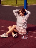 Юбка женская в складку  MINAKU: Casual Collection цвет клетка розовая , р-р 46 - фото 23844857