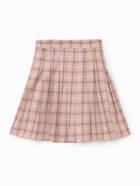 Юбка женская в складку  MINAKU: Casual Collection цвет клетка розовая , р-р 46 - фото 25366495