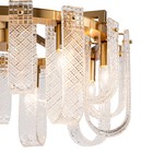 Светильник подвесной Indigo, 12027/8P Brass. 8х40Вт, E14, 620х620х215/1090 мм, цвет прозрачный - Фото 2