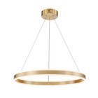 Светильник подвесной Indigo, 14012/1P Brass. 1х80Вт, LED, 6530Лм, 3000-5700К, пульт ИК, 600х600х147/1240 мм, цвет белый матовый - фото 4259584