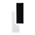 Светильник настенный Escada, 10216/2LED. 1х46Вт, LED, 2007Лм, 3000-6000К, 350х150х50 мм, цвет белый/черный - фото 4259696