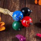 Сувенирный музыкальный инструмент «Маракас с 5 шариками» 10×27×10 см - Фото 3