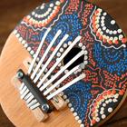 Музыкальный инструмент Калимба круглая 15х14,5х8 см - Фото 3