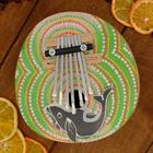 Сувенирный музыкальный инструмент «Калимба круглая» 16×16×8 см - Фото 4