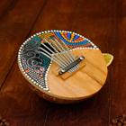 Сувенирный музыкальный инструмент «Калимба круглая» 16×16×8 см - Фото 7