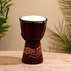 Сувенирный музыкальный инструмент «Барабан Джембе», 20×11×11 см, МИКС - Фото 1