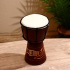 Сувенирный музыкальный инструмент «Барабан Джембе», 20×11×11 см, МИКС - Фото 2