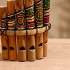 Сувенирный музыкальный инструмент «Флейта Пана», 2×15×9 см, МИКС - Фото 2